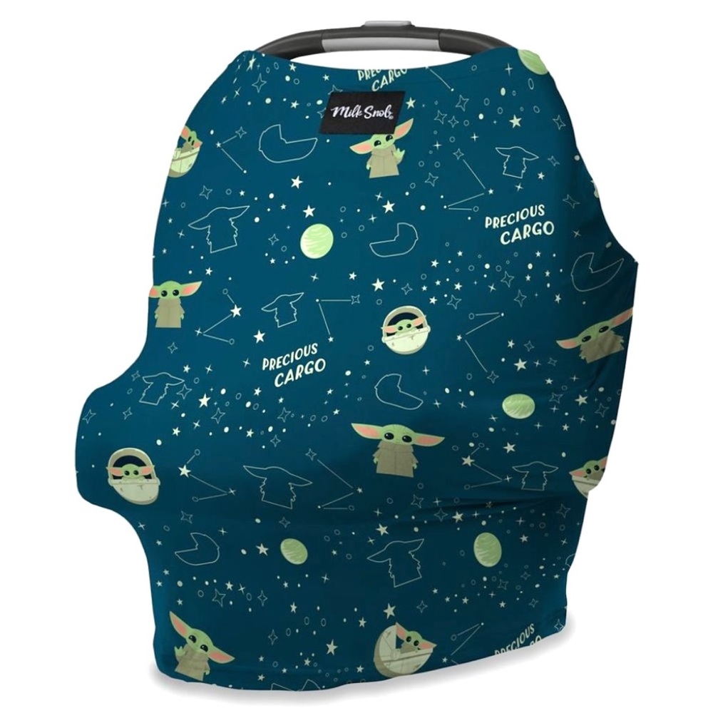 Milk Snob Original Star Wars 5 in 1 Cover Yoda Star Print Blue Green Knit